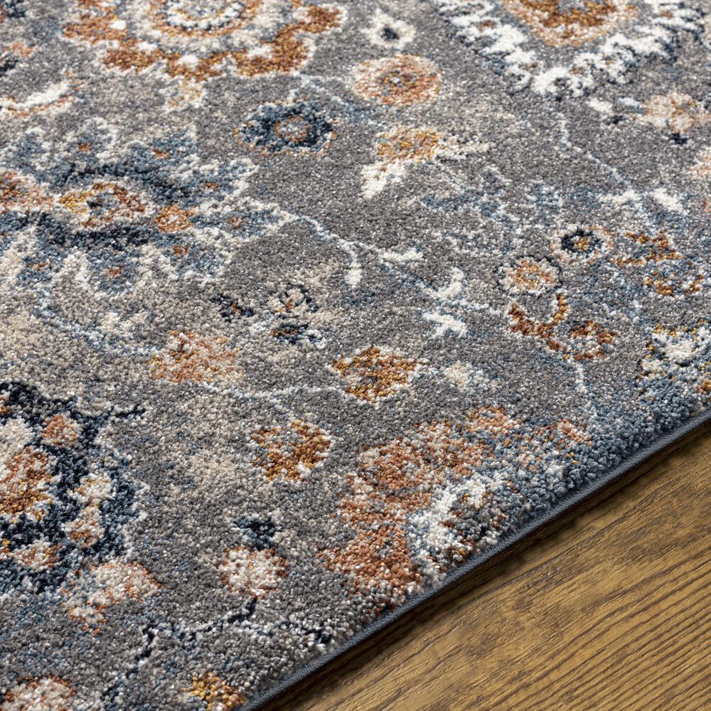Surya Tuscany 6&#39;7&quot; x 9&#39;6&quot; Dark Blue and Brown Area Rug, , large