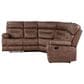 Steve Silver Rudger 3-Piece Manual Reclining Sectional in Chestnut, , large