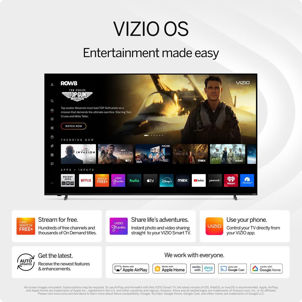 VIZIO 50&quot; Class Quantum 4K QLED Ultra HD with HDR in Black - Smart TV, , large