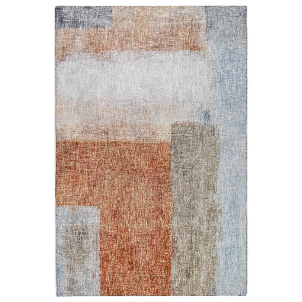 37B Boca BO1 Salmon 9" x 12" Area Rug, , large