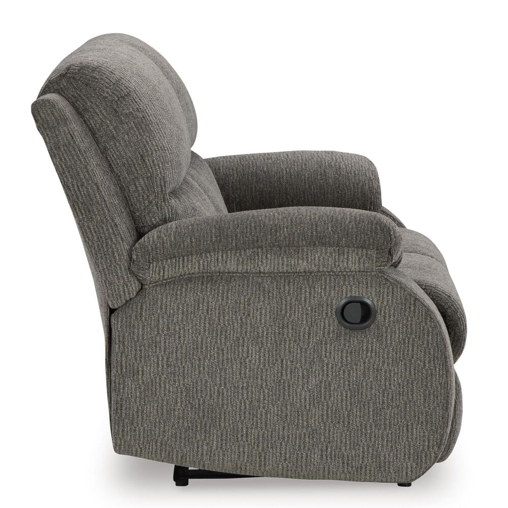 Ashley Scranto Manual Reclining Loveseat in Brindle, , large
