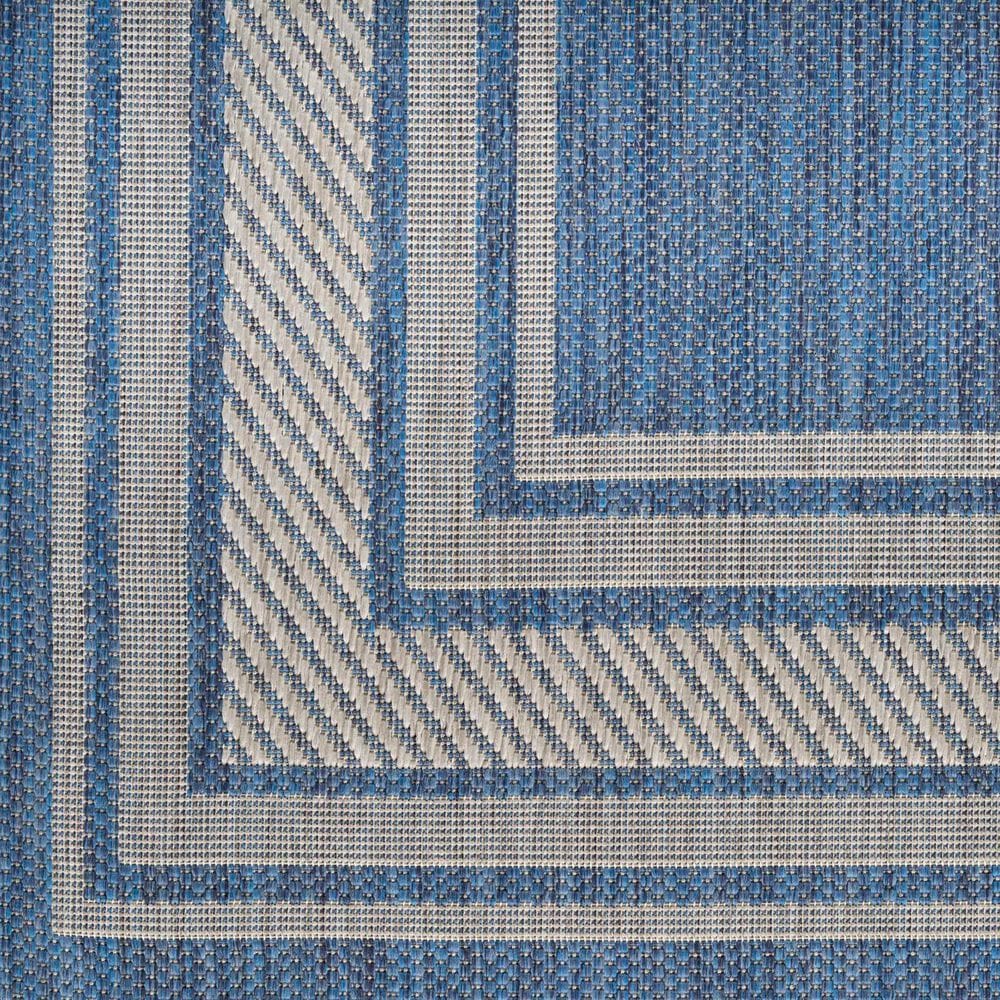 Nourison Horizon HOZ03 Denim 2&#39; x 6&#39; Indoor/Outdoor Runner, , large