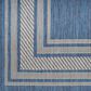 Nourison Horizon HOZ03 Denim 2" x 6" Indoor/Outdoor Runner, , large