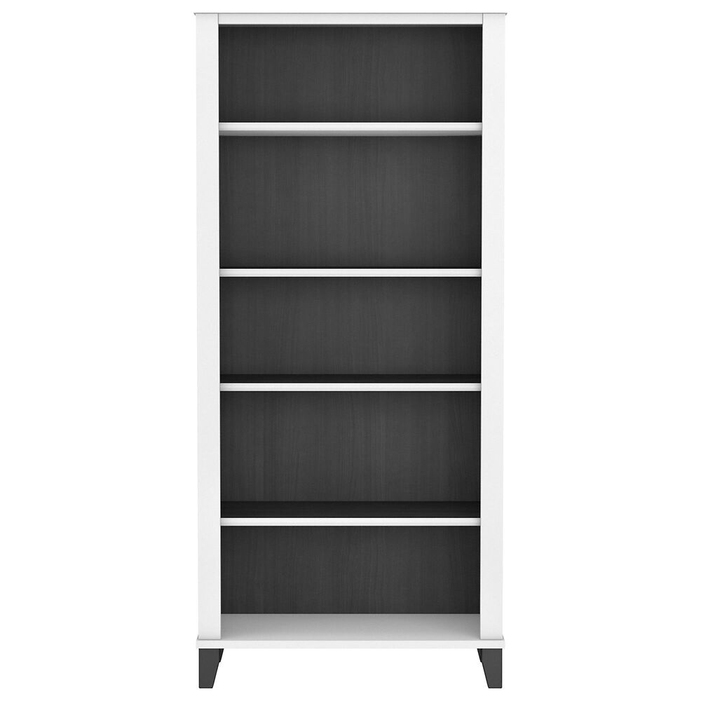 Bush Somerset 3 Piece Office Desk Set in Storm Gray/White, , large