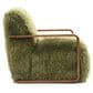 Furniture of America Neyra Long-Haired Accent Chair in Green, , large