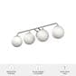 Hunter Hepburn 4-Light Vanity in Brushed Nickel, , large