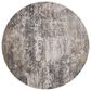 Loloi Patina PJ-02 7"10" Round Granite and Stone Area Rug, , large