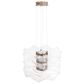 Golden Lighting Vetrina 3-Light Pendant in Light Gold, , large
