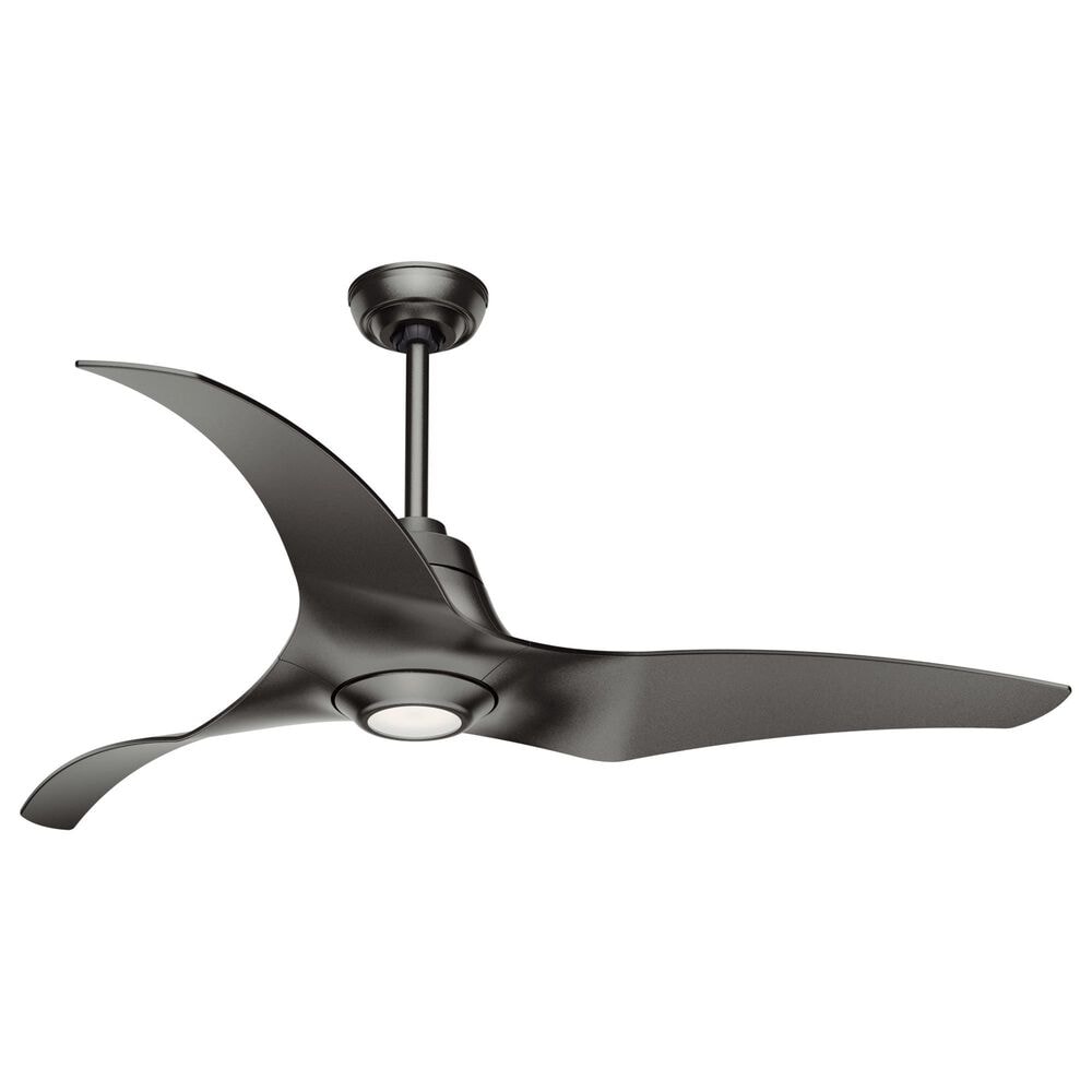 Hunter Stingray 60&quot; Ceiling Fan with LED Light in Granite, , large