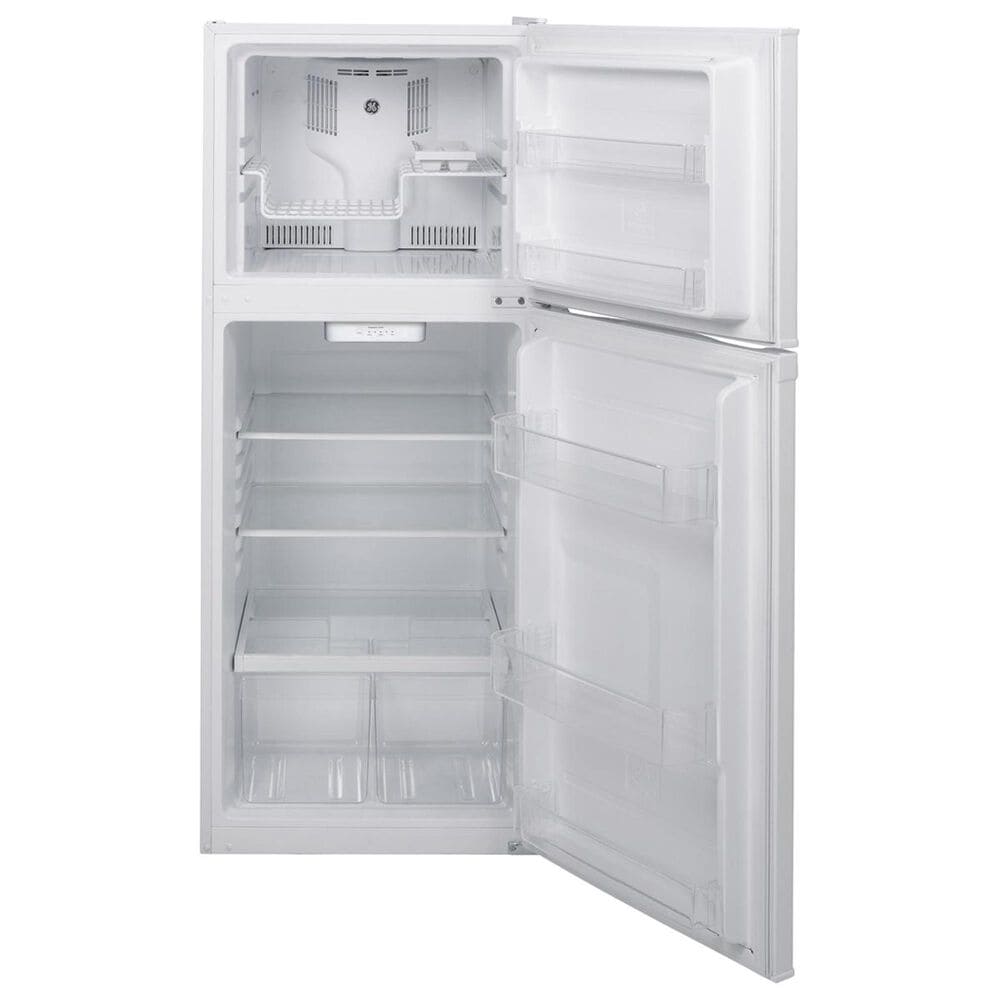 GE Appliances 11.6 Cu. Ft. Top Freezer Refrigerator in White, , large