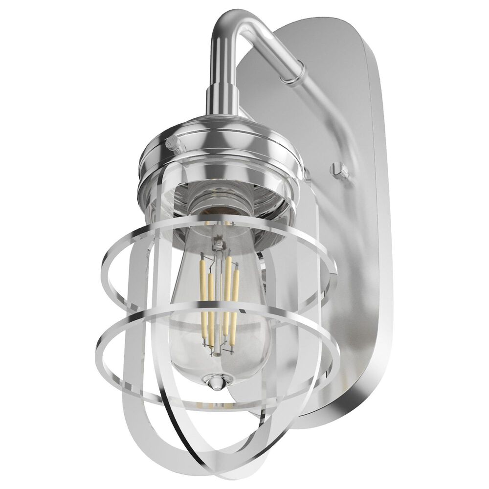 Hunter Starklake 1-Light Wall Sconce in Chrome, , large