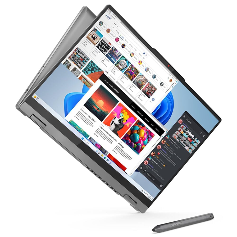 Lenovo 16&quot; IdeaPad 5 2-in-1 Laptop | AMD Ryzen 5 8645HS - 16GB RAM - Integrated AMD Radeon 760M Graphics - 512GB SSD in Luna Grey, , large