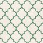 Safavieh Venus Shag 6"7" Round Ivory and Green Area Rug, , large