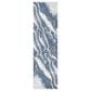 Safavieh Craft CFT844M 2"3" x 8" Blue and Grey Runner, , large