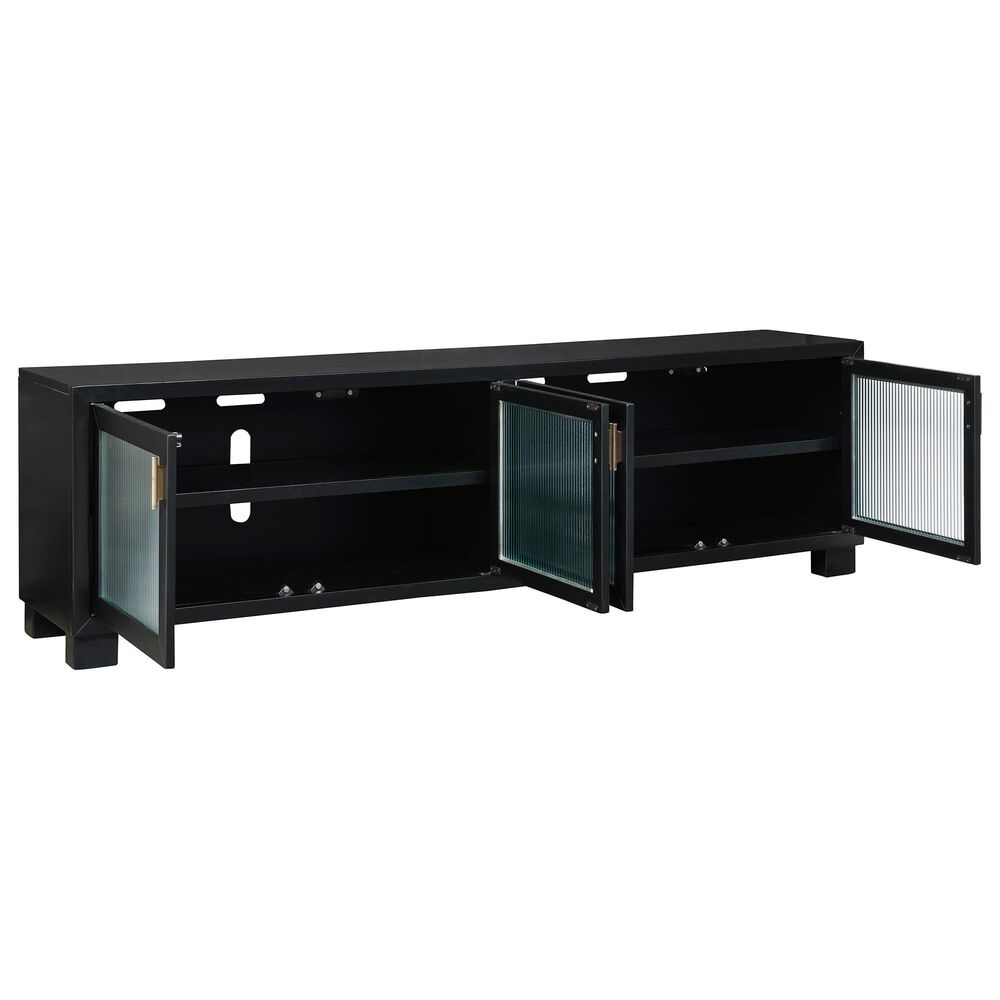 Ashley Winbardi 85&quot; TV Stand in Black, , large