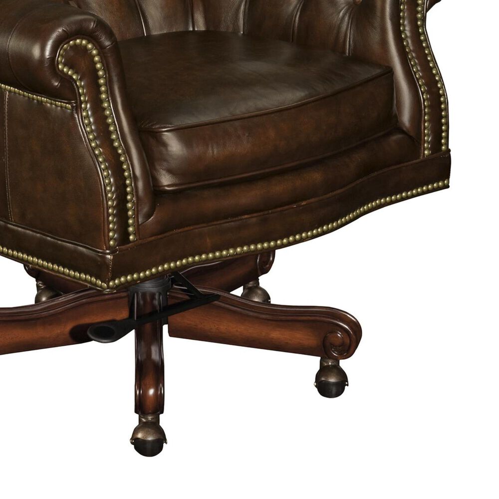 Hooker Furniture Sedona Grand Piano Executive Swivel Tilt Chair in Brown, , large