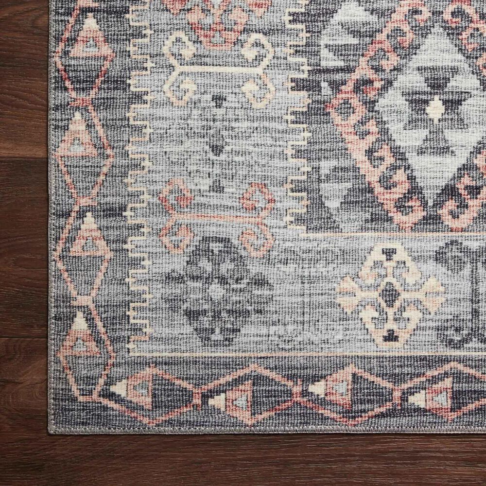 Loloi II Zion ZIO-01 2&#39;3&quot; x 3&#39;9&quot; Grey Area Rug, , large