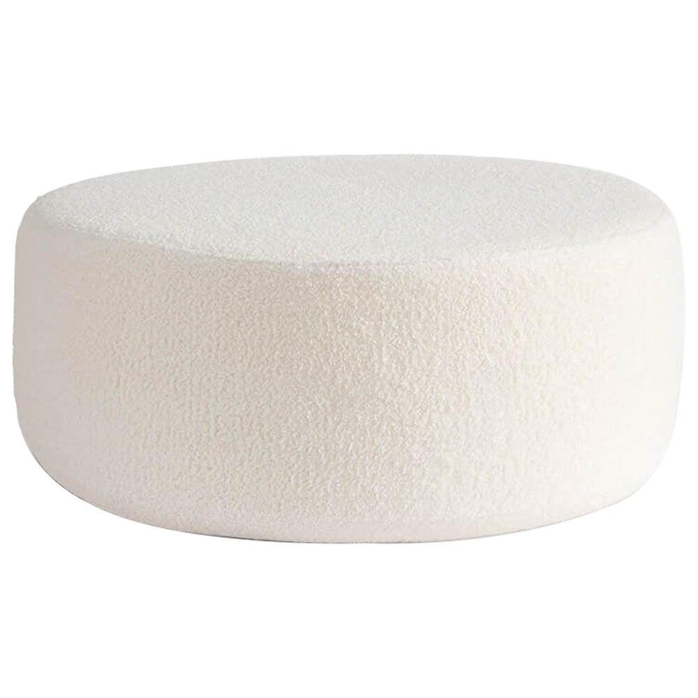 Sunday Citizen Rowan Ottoman in White, , large