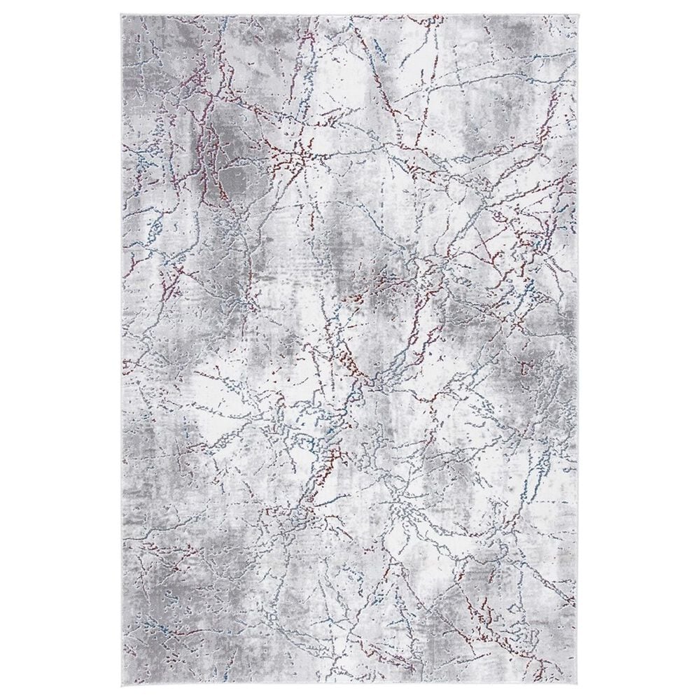 Safavieh Craft CFT960F 8" x 10" Grey and Wine Area Rug, , large