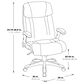 OSP Home Executive Bonded Leather Chair with Black Cushion, , large