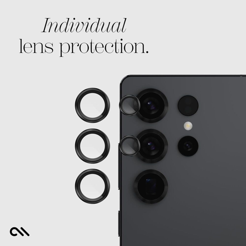 Case-Mate Aluminum Ring Lens Protector for Samsung Galaxy S25 Ultra in Black, , large