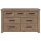 Ashley Oliandon 3 Piece King Bedroom Set in Light Brown with Panel Bed, Dresser and Nightstand, , large