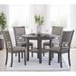 Ashley Wrenning 5-Piece Round Dining Set in Light Gray, , large