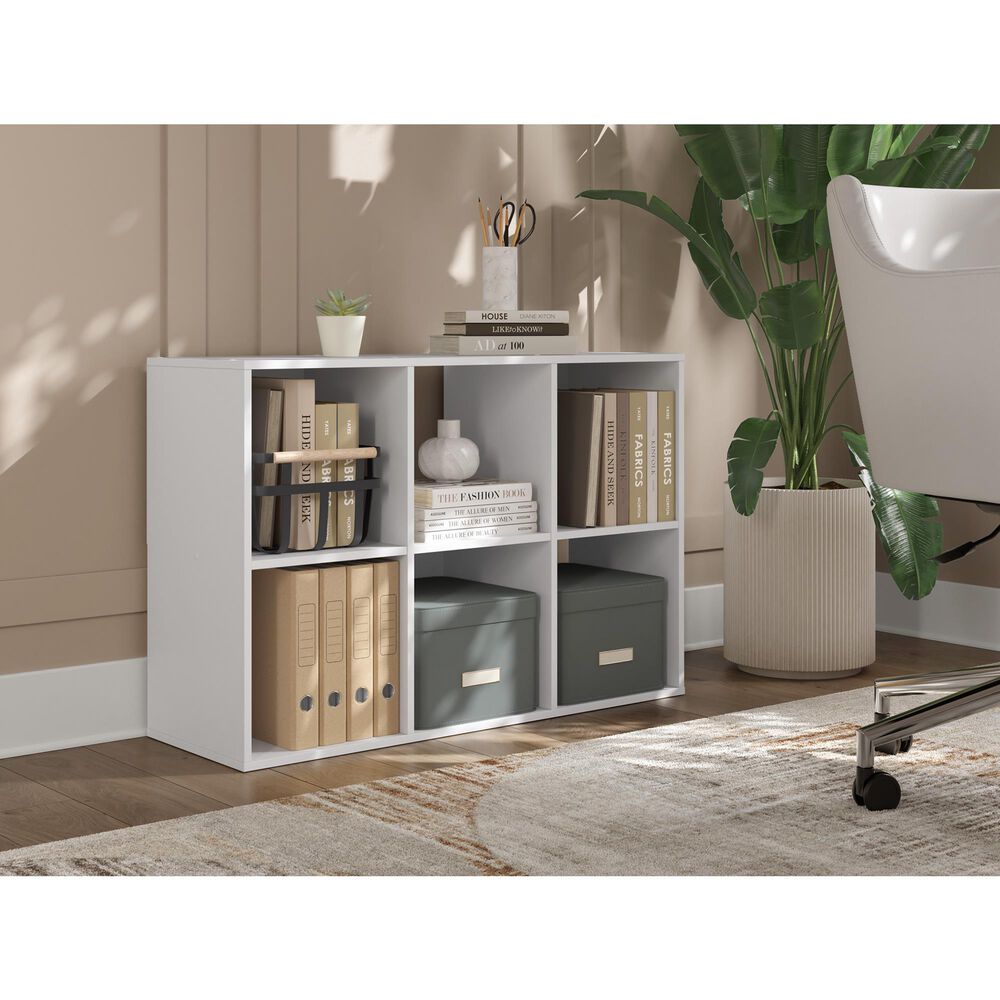Ashley Onita 6-Cube Organizer in White, , large
