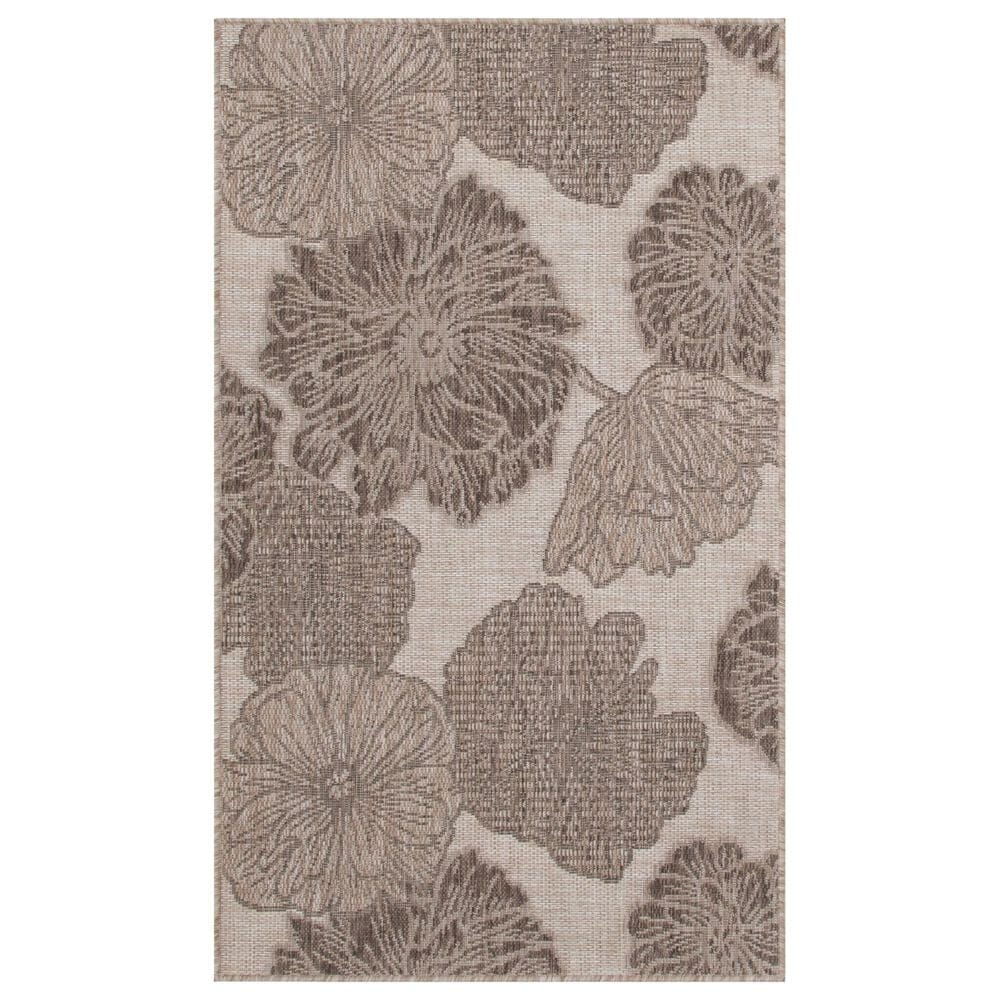 Nourison Garden Oasis Natural 3&#39; x 5&#39; Indoor/Outdoor Area Rug, , large