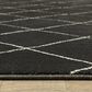 Oriental Weavers Raylan Geometric 5"3" x 7"6" Black Area Rug, , large