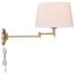 Golden Lighting Eleanor 1-Light Articulating Wall Sconce in Brushed Champagne Bronze, , large