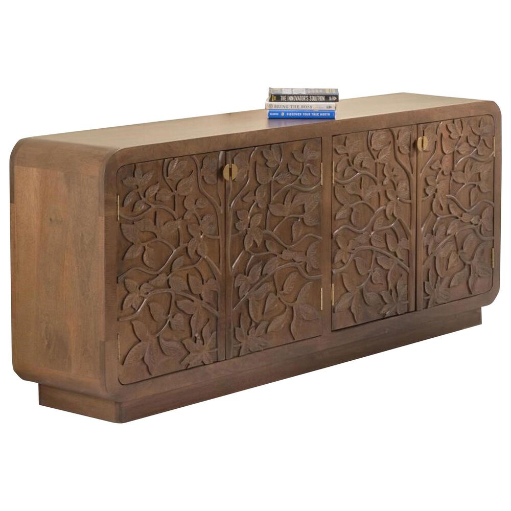 Jaipur Home Smooth Decisions 4-Door Sideboard in Brown, , large