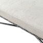 Furniture of America Lalia Hammered Metal Upholstered Bench in Gun Metal, , large