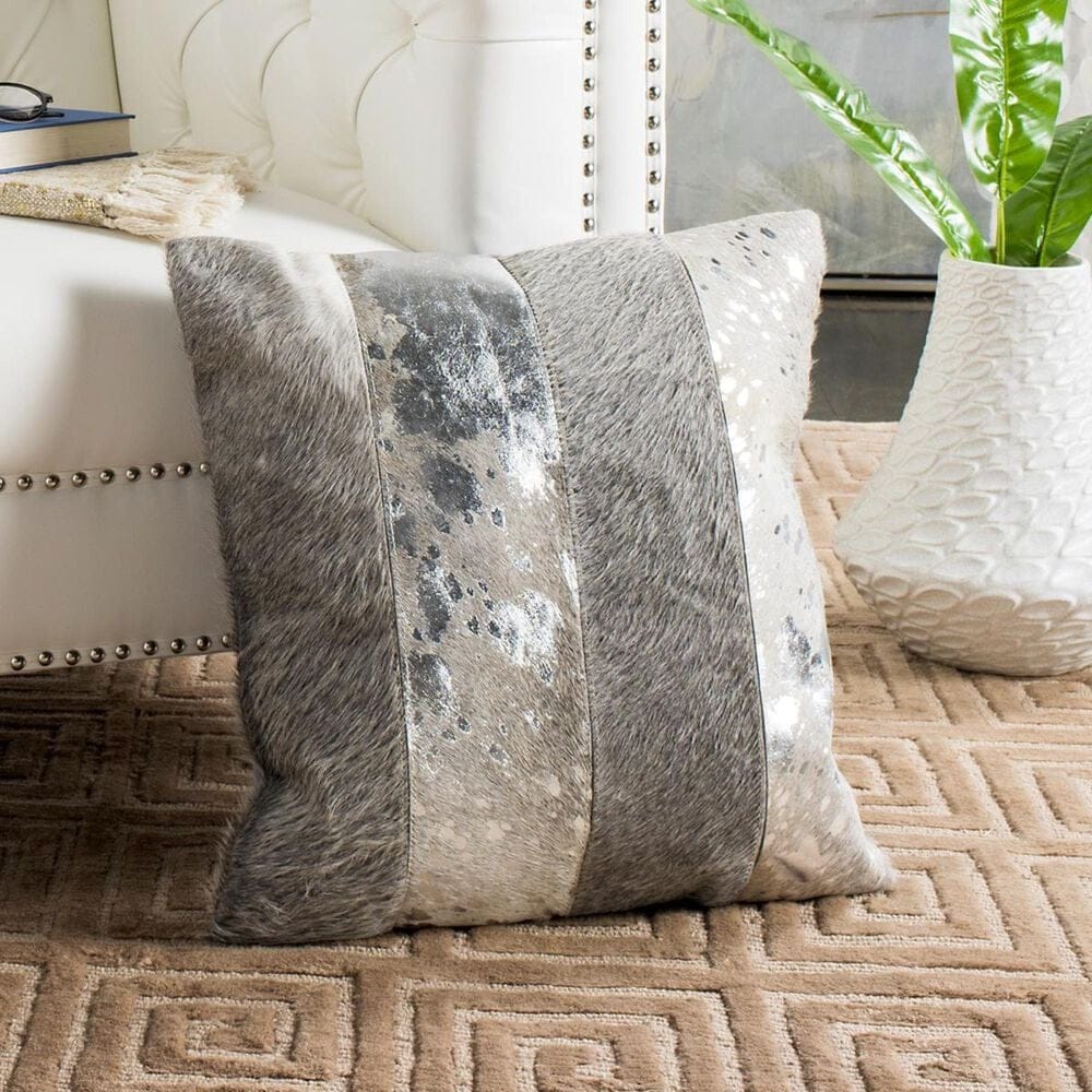 Contemporary Cowhide Toss Pillow