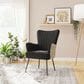 Emerald Home Furnishings Amera Accent Chair in Black and White, , large