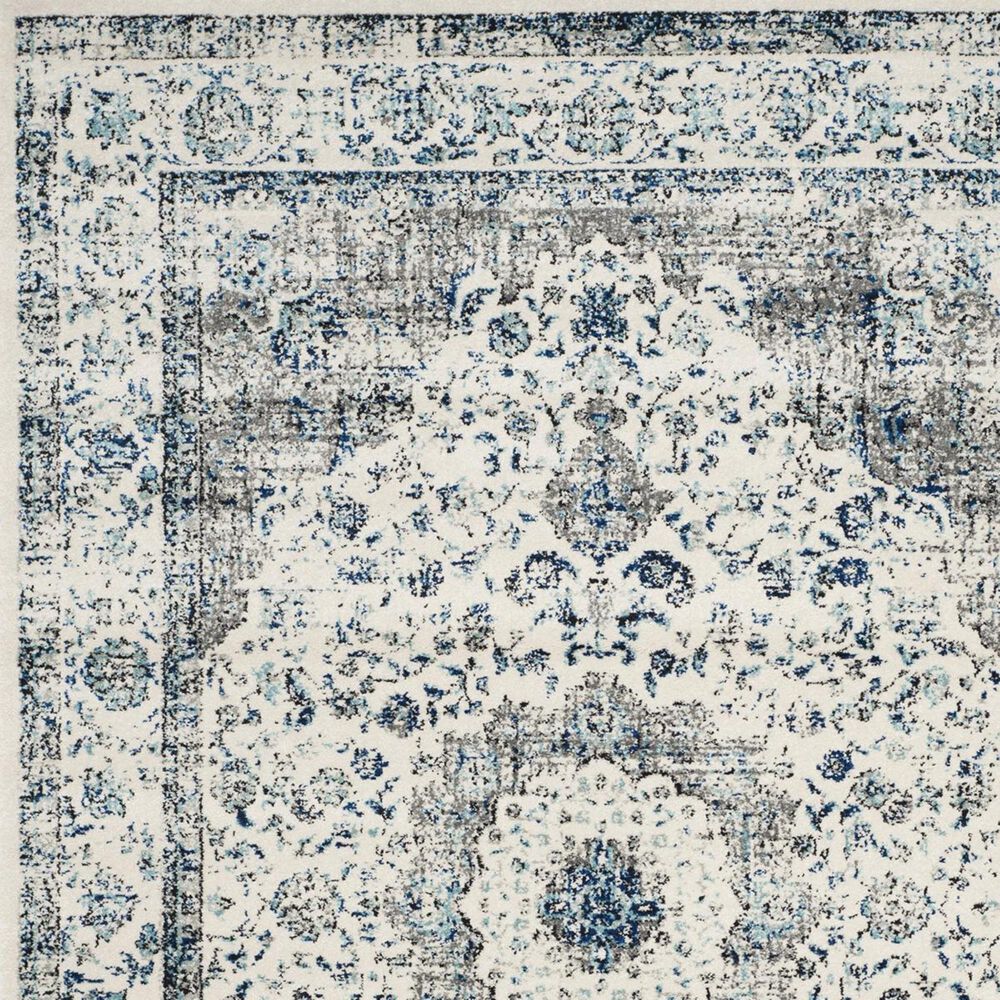Safavieh Evoke EVK220D-5 5&#39;1&quot; x 7&#39;6&quot; Grey/Ivory Area Rug, , large