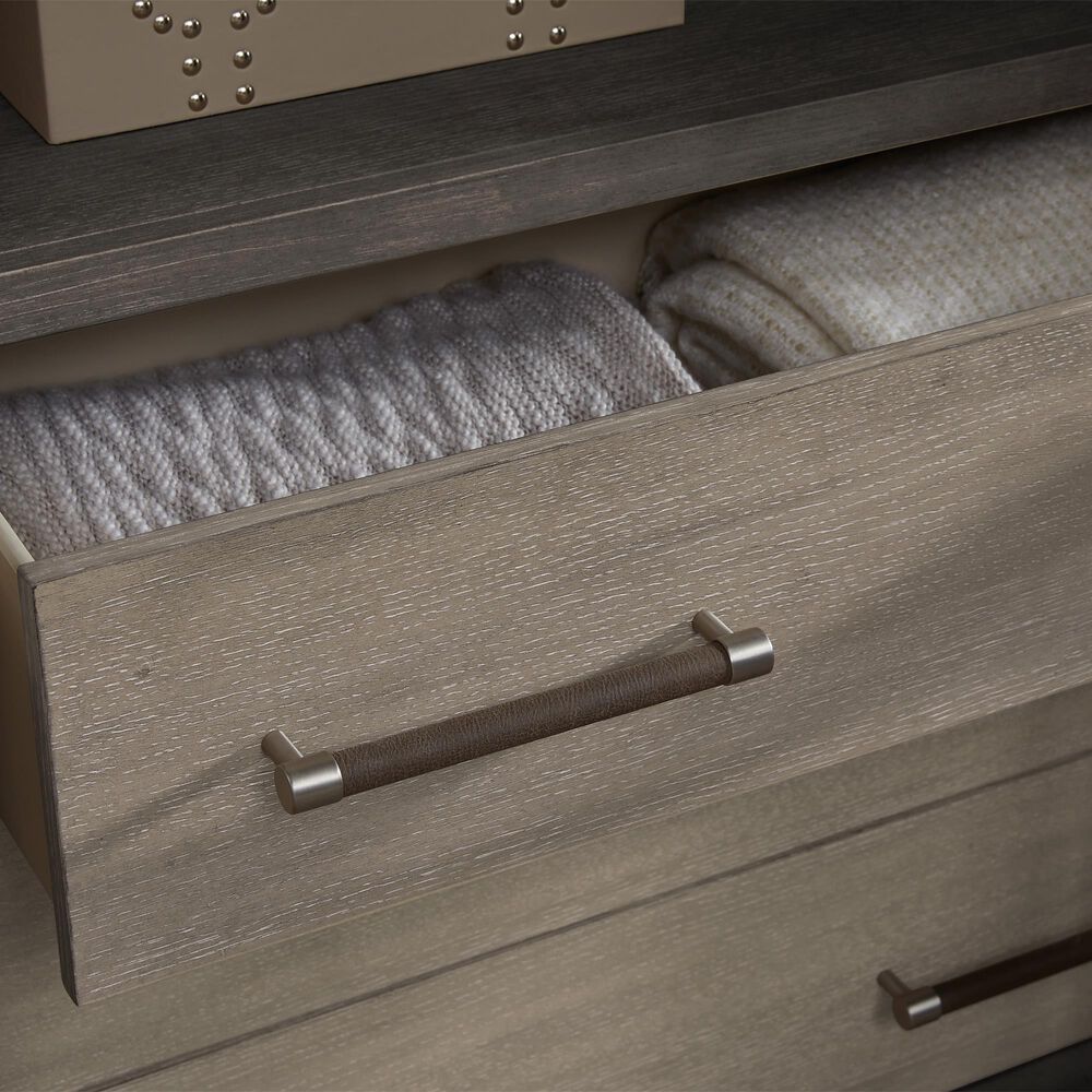 Nicolette Home Anderson Park Dark 9-Drawer Dresser and Mirror in Moose Trail and Frontier Brown, , large