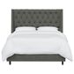 Skyline Furniture Queen Wingback Bed in Zuma Charcoal, , large