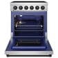 Thor Kitchen Gordon Ramsay 4.6 Cu. Ft. Professional Freestanding Electric Range with Black Handle Kit in Stainless Steel, , large