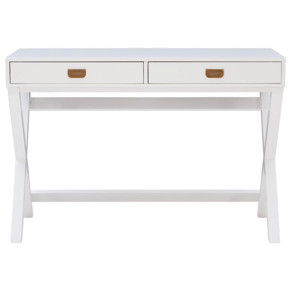 Linon Home Decor Peggy Writing Desk in White, , large