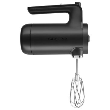 KitchenAid Cordless 7 Speeds Hand Mixer in Matte Black, , large