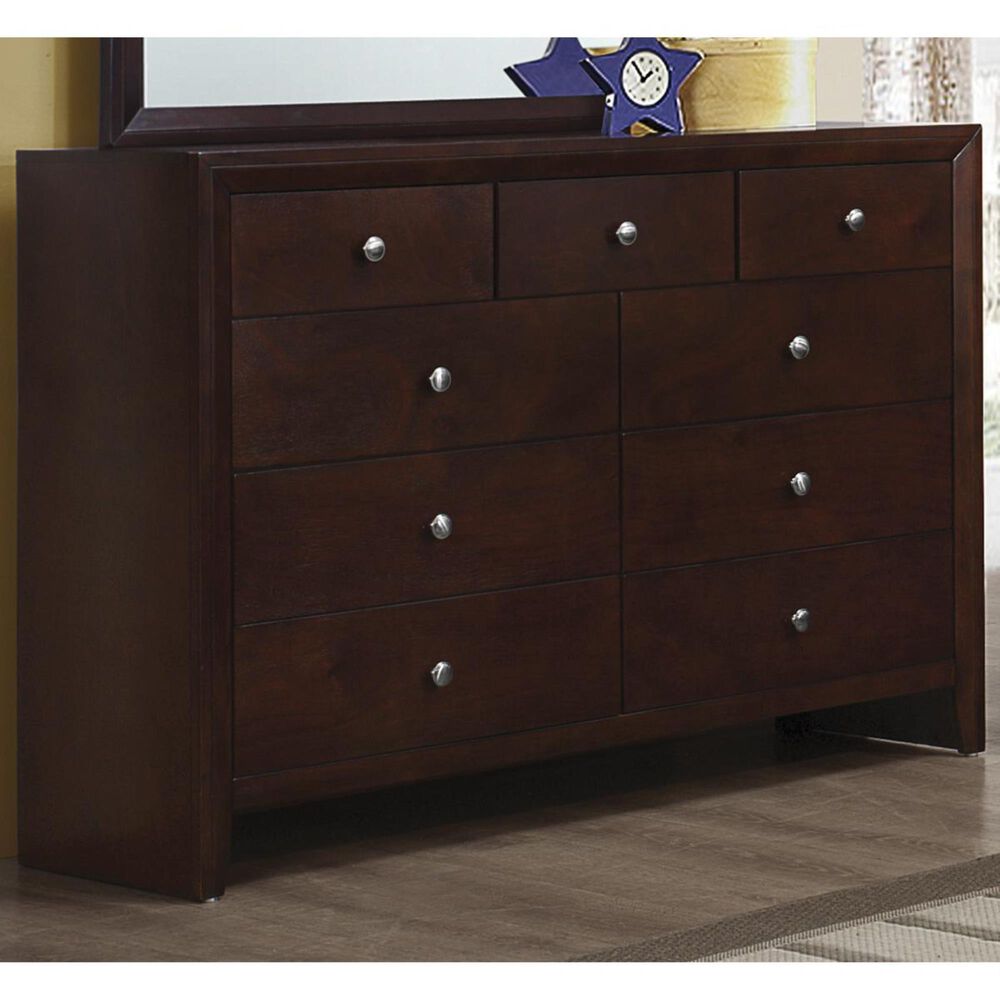 Pacific Landing Serenity 9-Drawer Dresser in Rich Merlot, , large