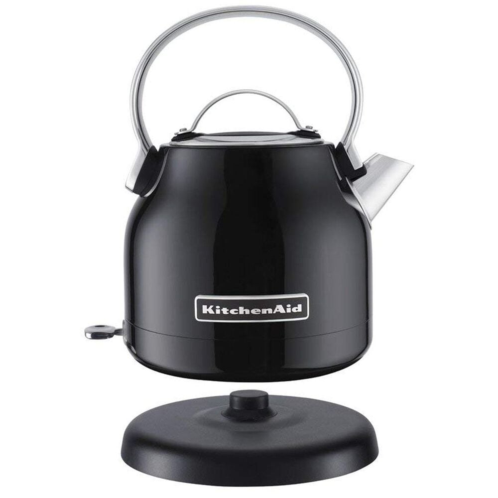 KitchenAid 1.25L Small Space Kettle in Black, , large