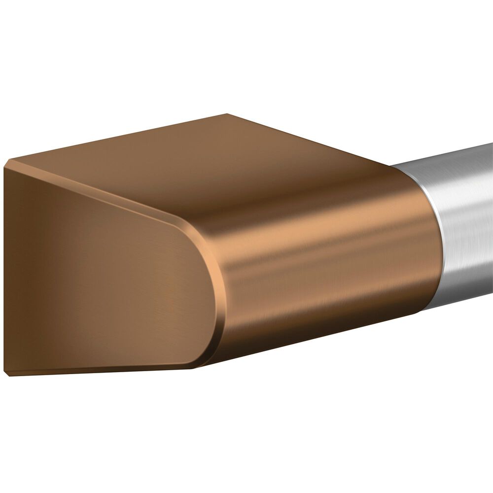 Fisher &amp; Paykel 36&quot; Professional Round Flush Handle Kit for Integrated Refrigerator Freezer in Stainless Steel and Dark Copper, , large