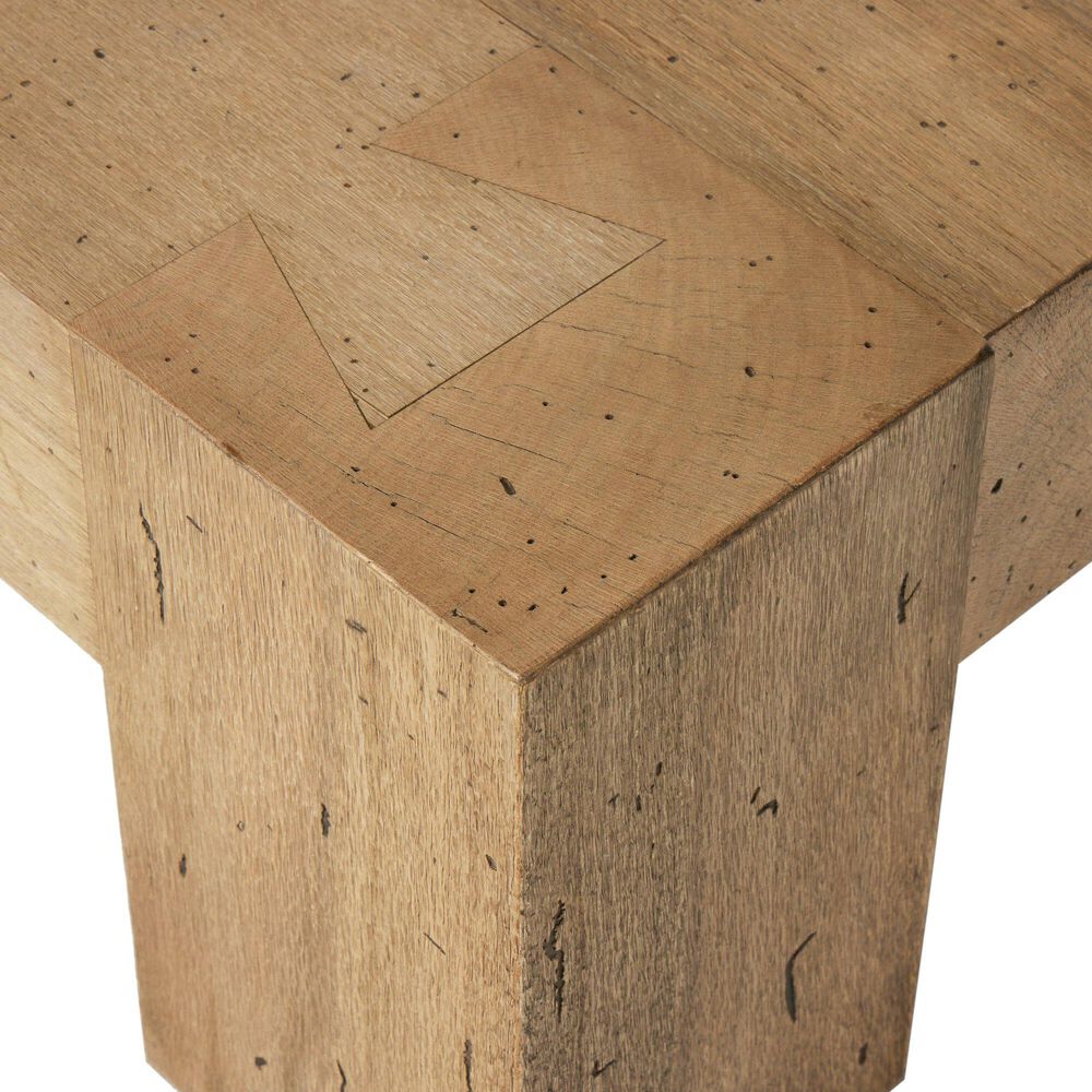 Four Hands Abaso Coffee Table in Rustic Wormwood Oak, , large