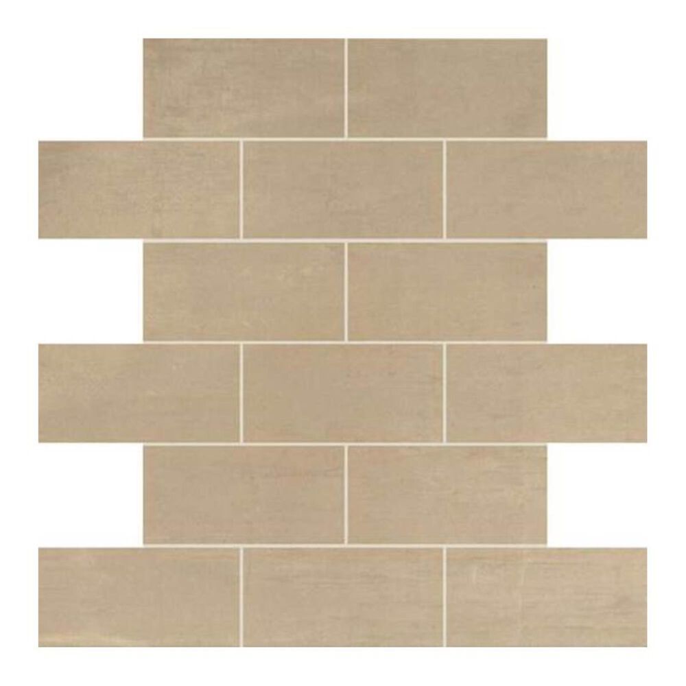 Dal-Tile Skybridge 2" x 4" Ceramic Brick Joint Mosaic Tile in Beige, , large