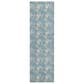 Dalyn Rug Company Soft Essentials Chevron Teal 2"3" x 7"6" Runner, , large