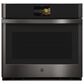 GE Profile Single Wall Oven 30" with Convection in Black Stainless Steel, , large
