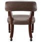 Steve Silver Tournament Arm Chair in Medium Cherry, , large