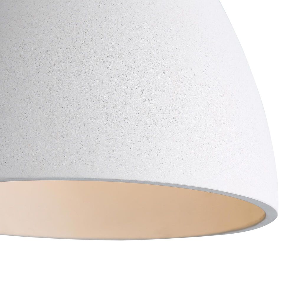 Golden Lighting Aethera 10" 1-Light LED Pendant in White Sandstone, , large